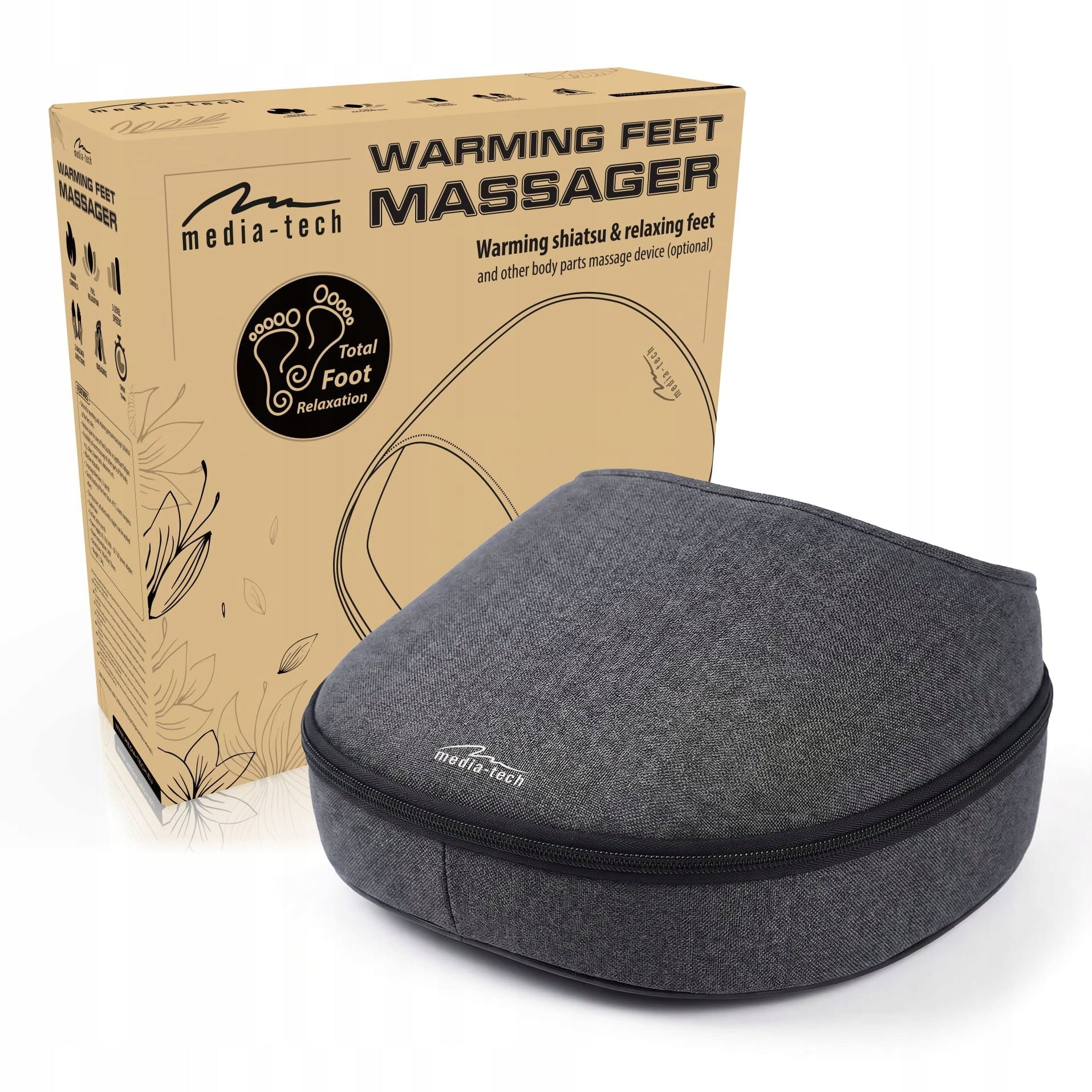 Media-Tech Foot massager with heating function MT6541