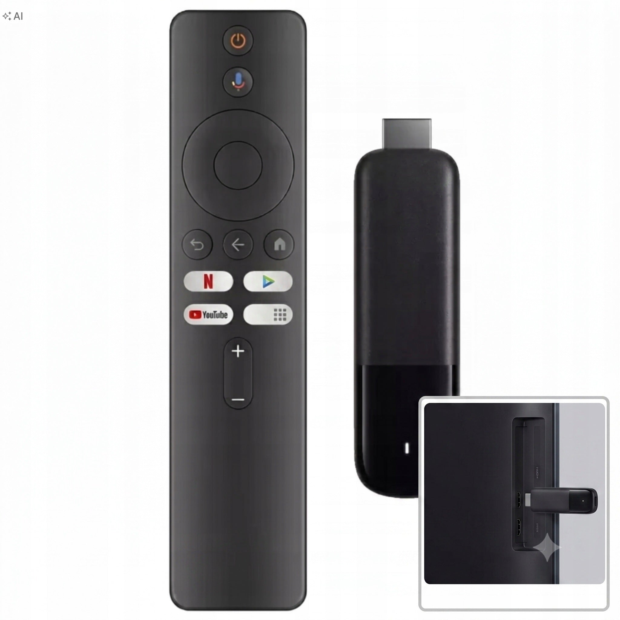 Media player Xiaomi Mi TV Stick 4K 2nd Gen remote control