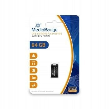 MediaRange 64GB USB 2.0 Nano USB Flash Drive