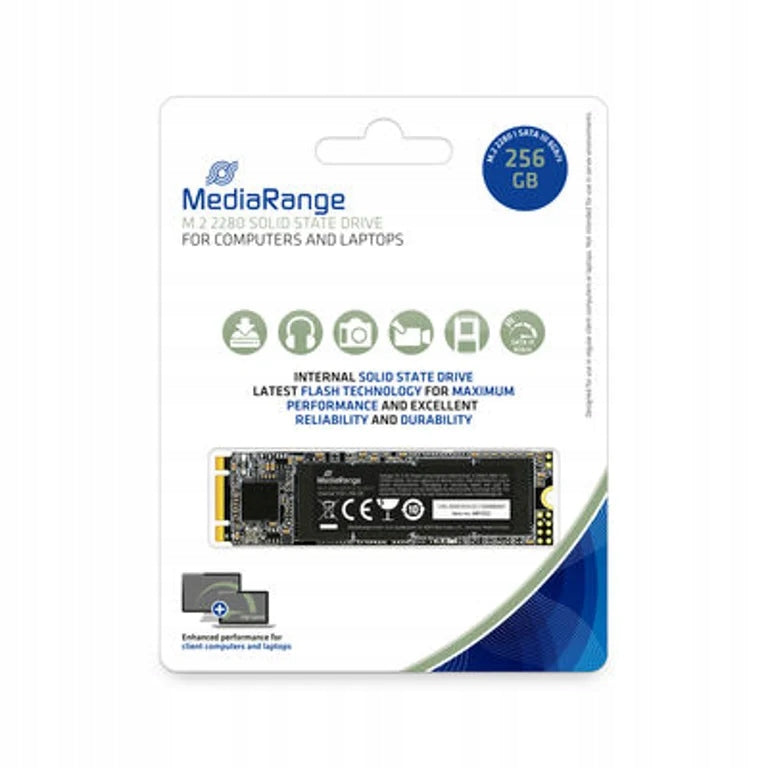 MediaRange MR1022 SSD 256GB M.2 SATA III 3D TLC NAND