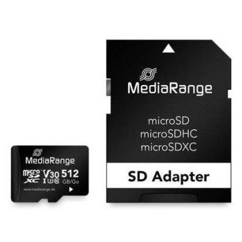 MediaRange SD card MicroSD 512GB UHS-1 Cl.10 with adapter