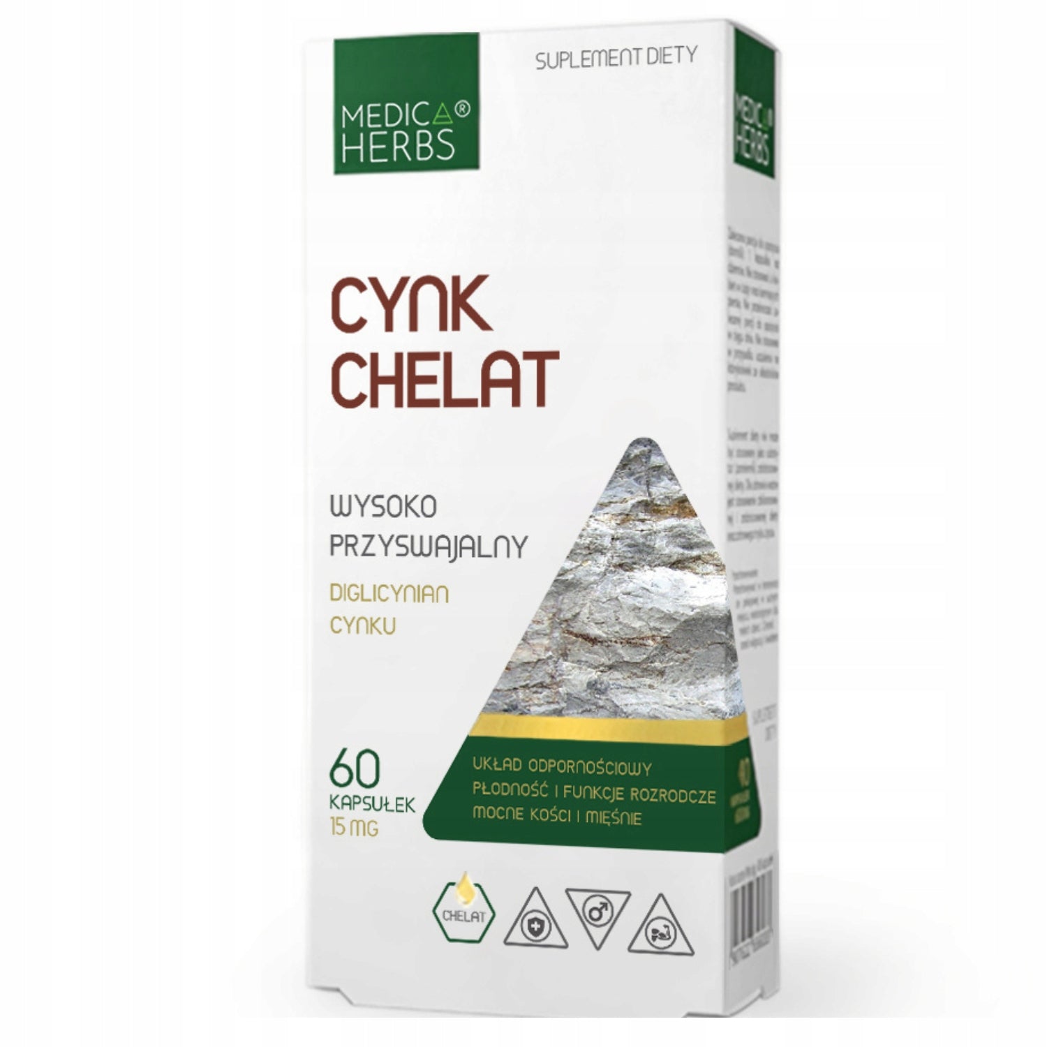 Medica | Chelated Zinc PLUS | Highly absorbable form | 100% original