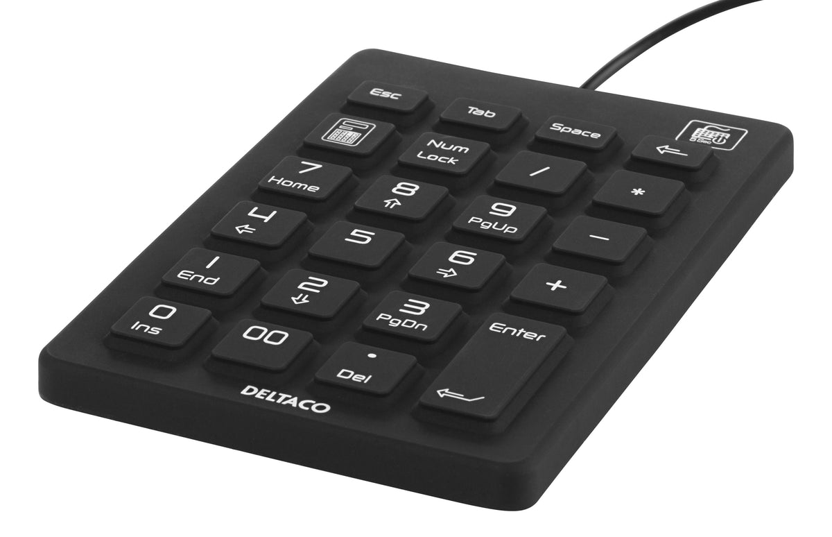Medical numeric keypad silicone DELTACO TB 510 IP68