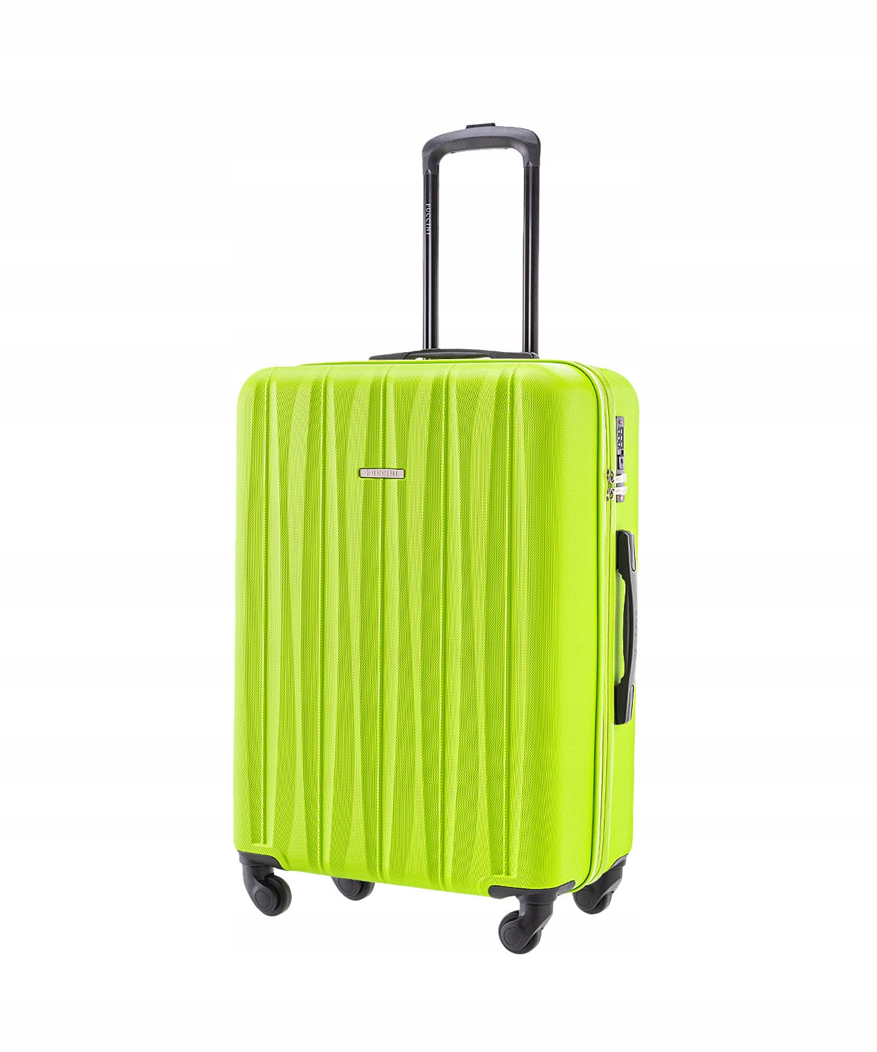 Medium Travel Suitcase On Wheels Hard PUCCINI ABS Lime ABS021B-5B