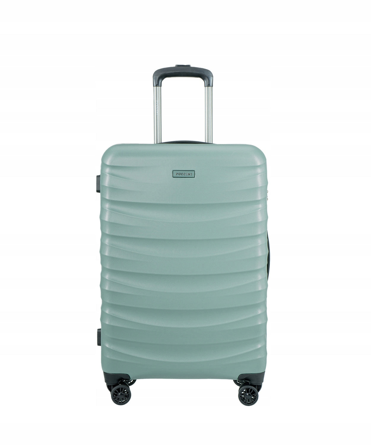 Medium Travel Suitcase On Wheels Hard Polycarbonate PUCCINI PC032B-5C Packaging status original