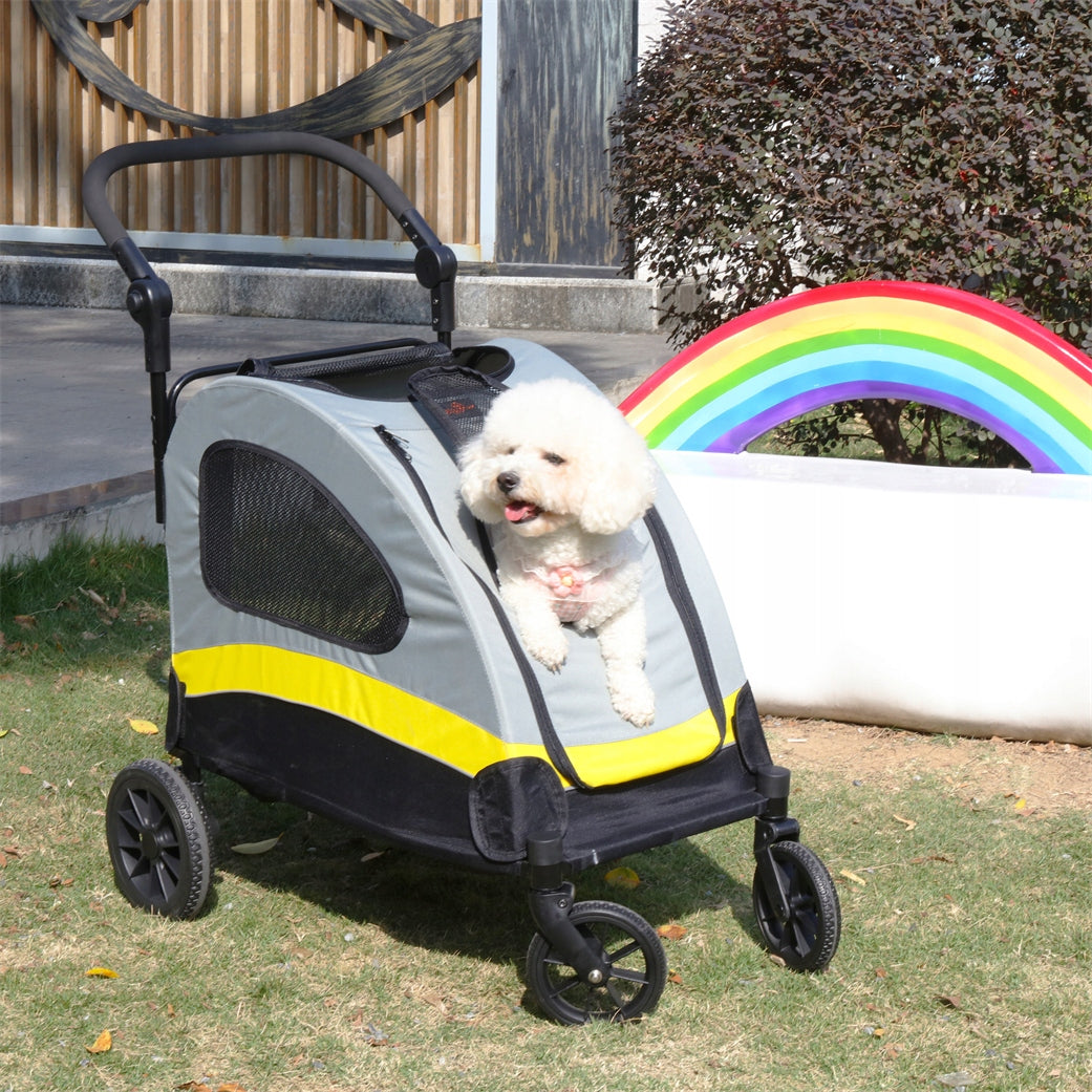 Medium stroller cat dog transporter up to 20 kg 4 wheels Manufacturer code Średnie wózek transporter psa kota do 20 kg
