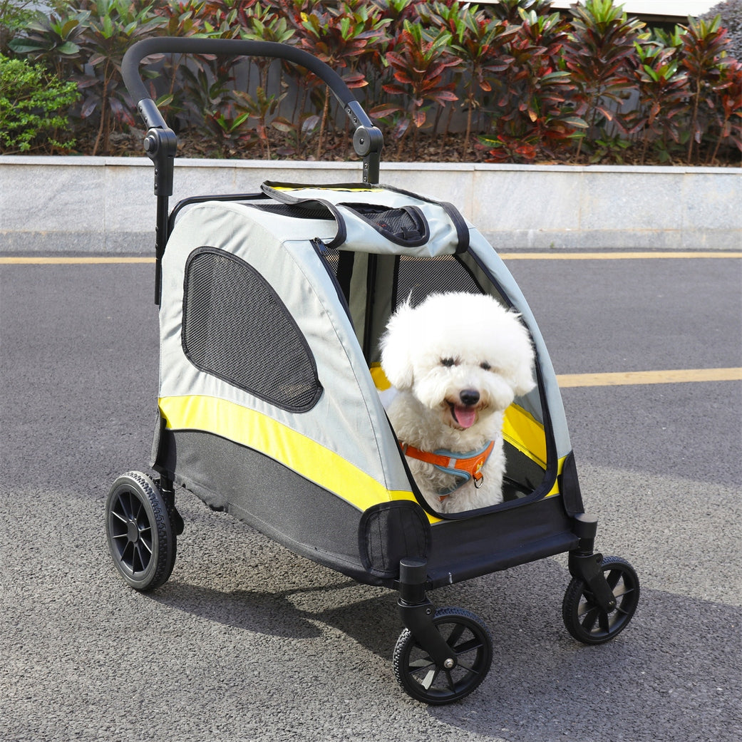 Medium stroller cat dog transporter up to 20 kg 4 wheels Maximum animal weight 20 kg
