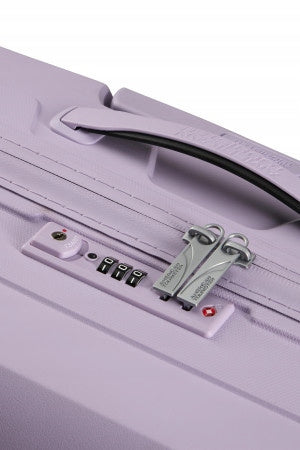 Medium suitcase American Tourister Airconic 67cm purple PP 67l TSA lock Height 67 cm