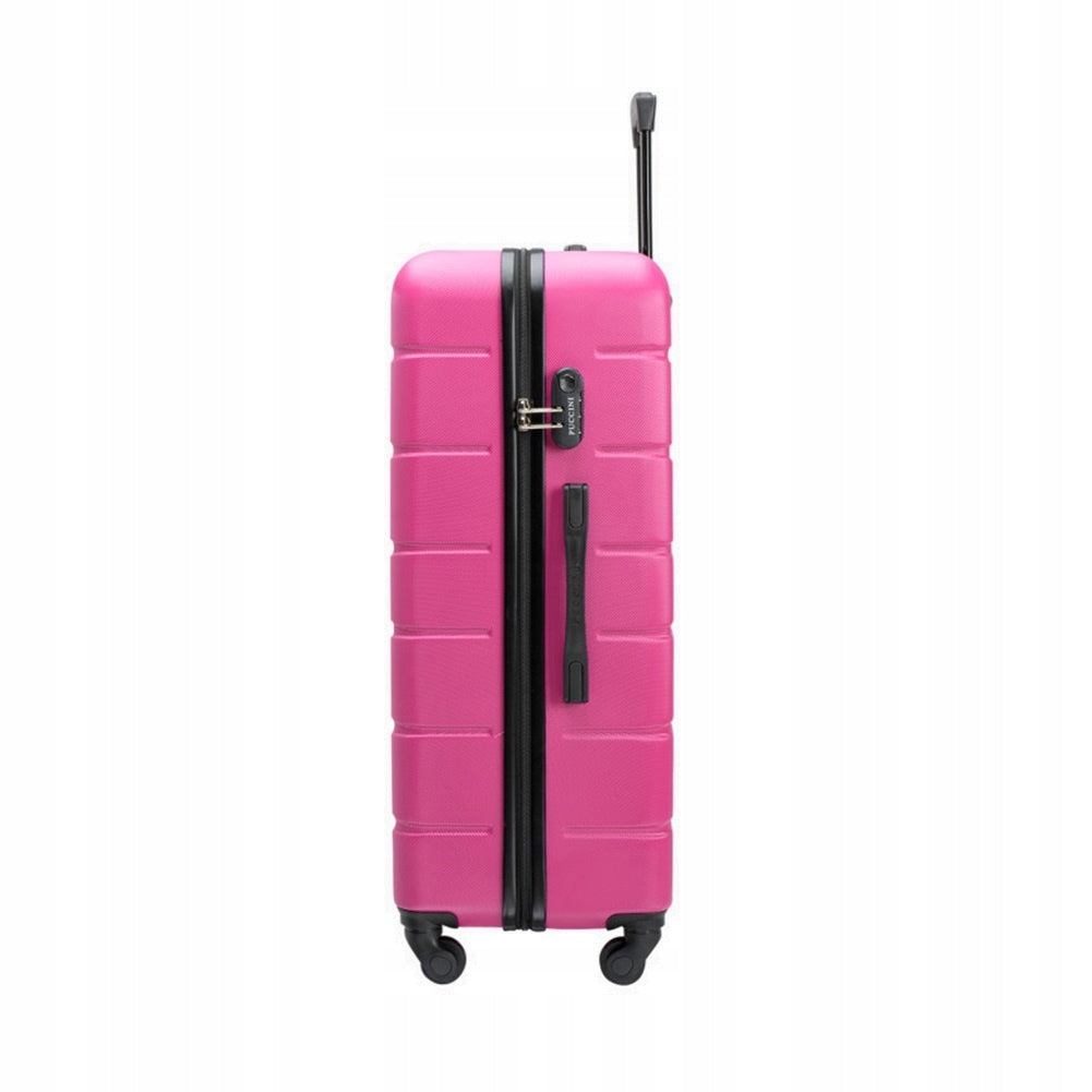 Medium suitcase PUCCINI ALICANTE ABS024B 3A Pink Depth (shorter edge) 25 cm
