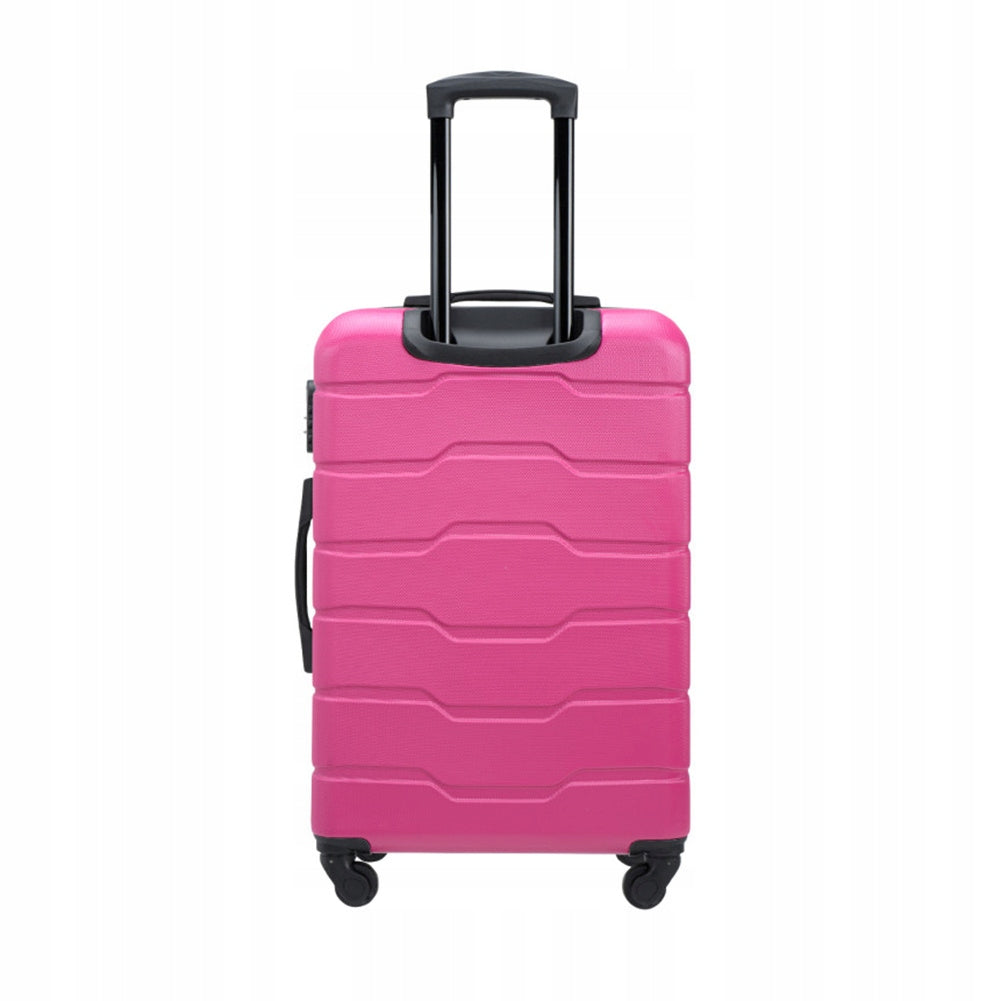 Medium suitcase PUCCINI ALICANTE ABS024B 3A Pink Width (longer edge) 43 cm
