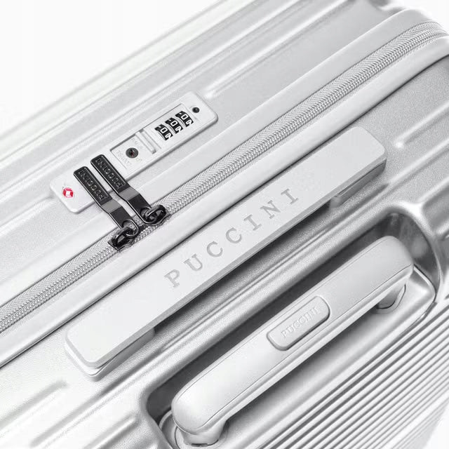 Medium suitcase PUCCINI DALLAS PC034B 4C Silver Model PC034B-4C