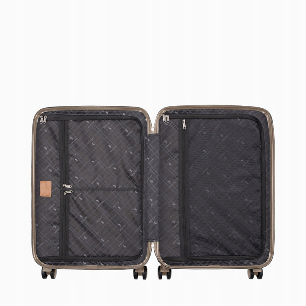 Medium suitcase PUCCINI GENEVA PC033B 6C Gold Kind hard