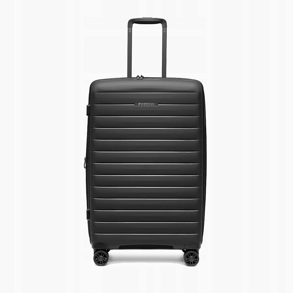 Medium suitcase PUCCINI SEOUL PP028B 1 Black Height 69 cm