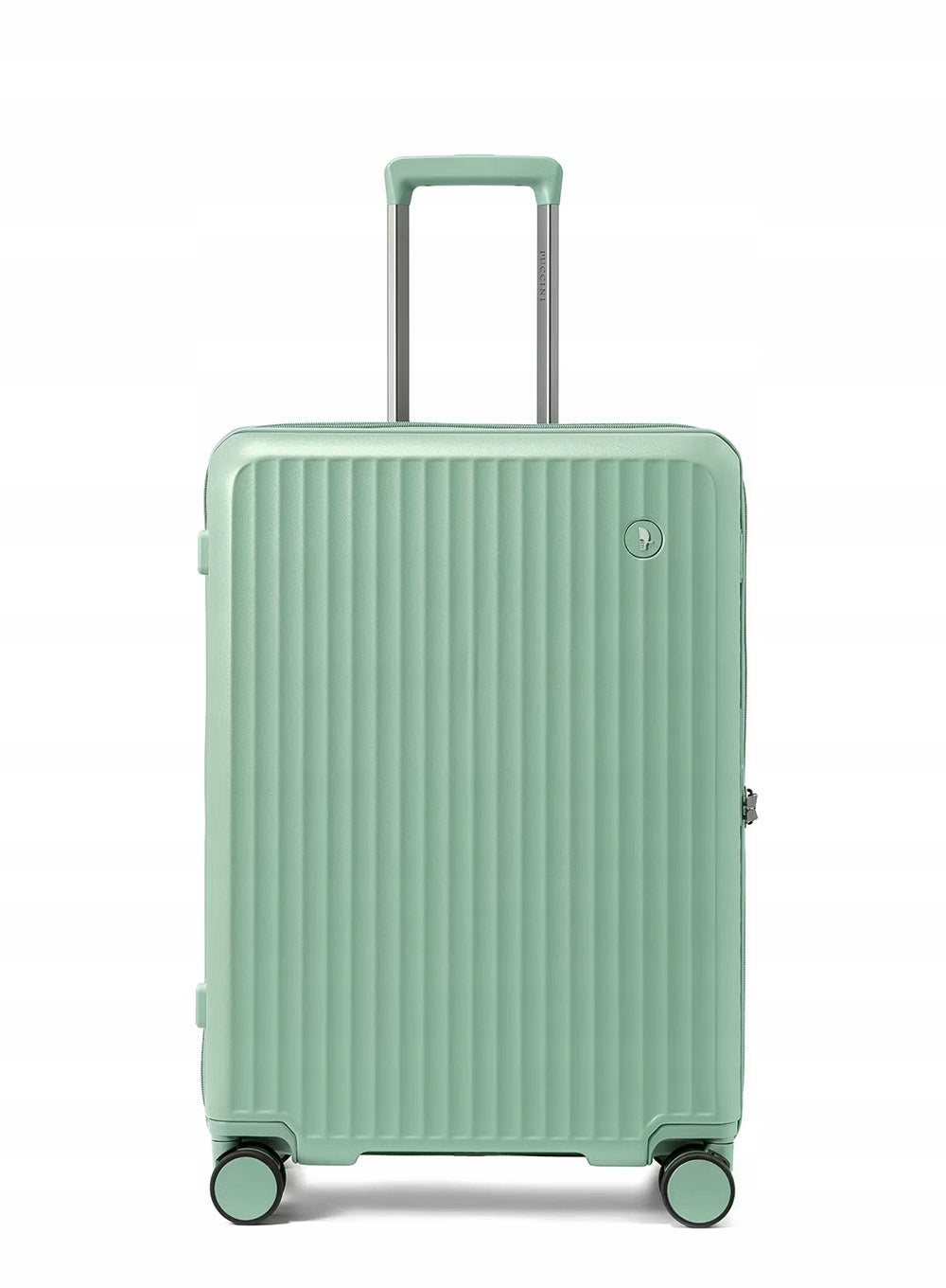 Medium suitcase Puccini Monte Carlo - green Height 65.5 cm