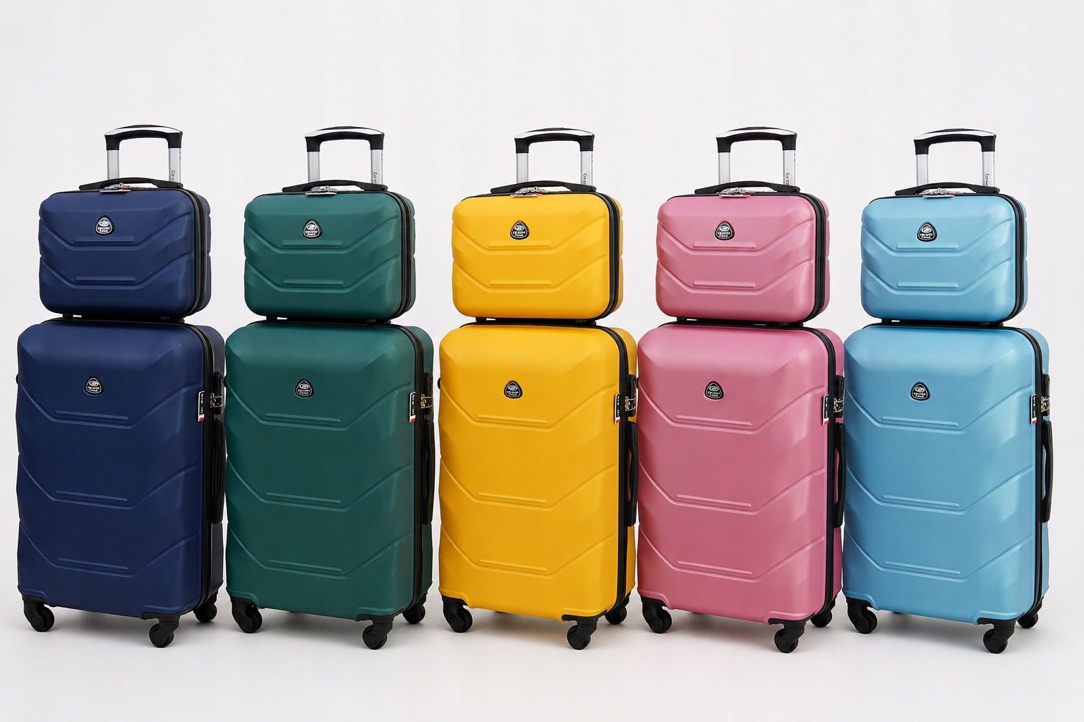 Medium suitcase + chest set Gravitt 950 ABS wheels 360 combination lock Packaging status original