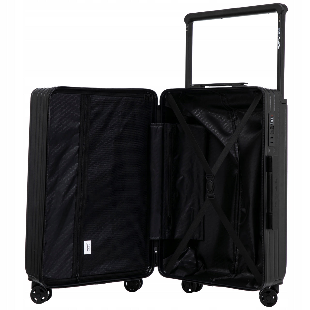 Medium travel luggage Suitcase WINGS on 4 wheels HARD ABS XL Model BNT01