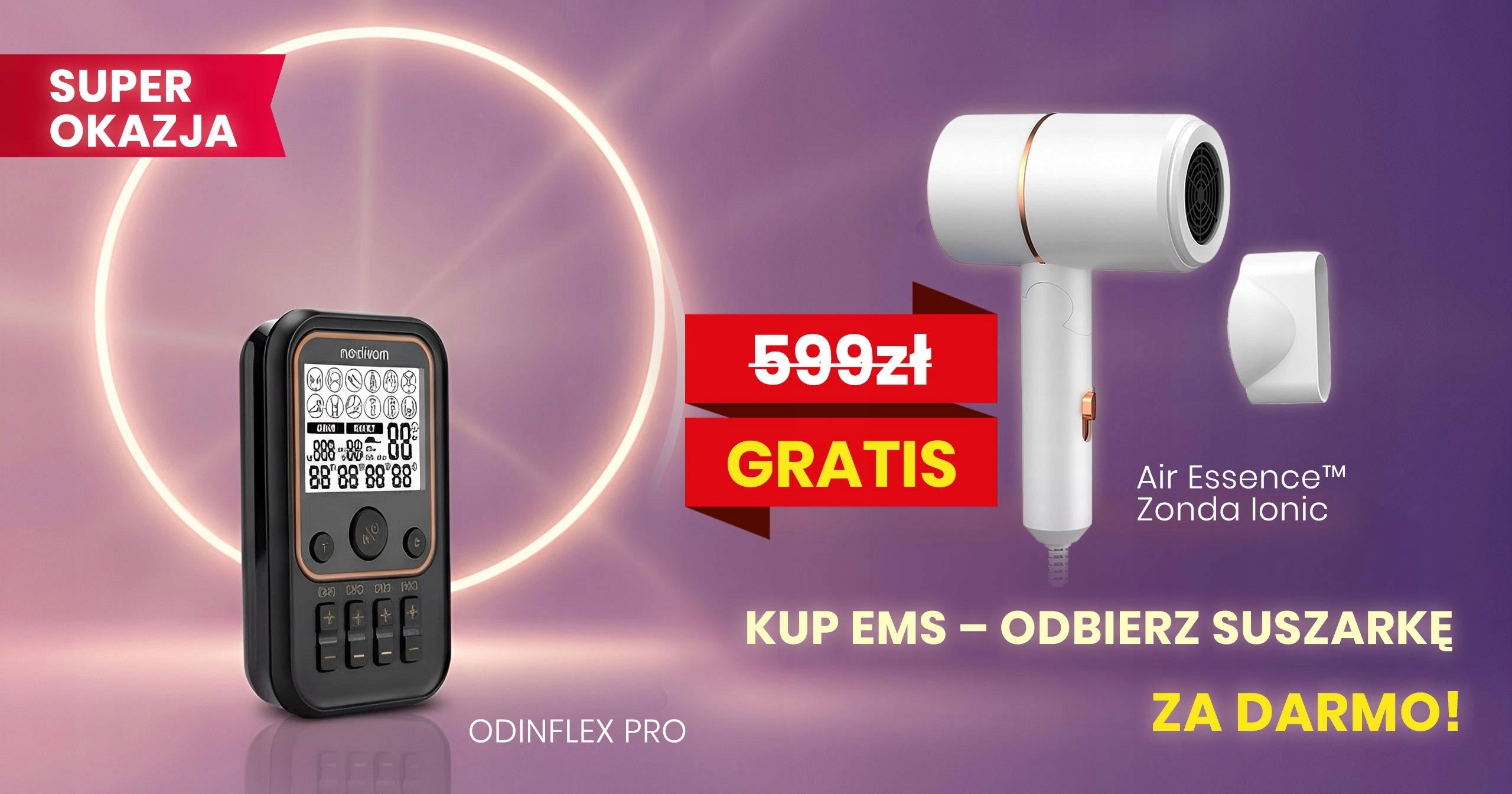 Medivon Odin Flex Pro Electrostimulator for Muscle Pain and Massage Treatment EAN (GTIN) 5904119283116