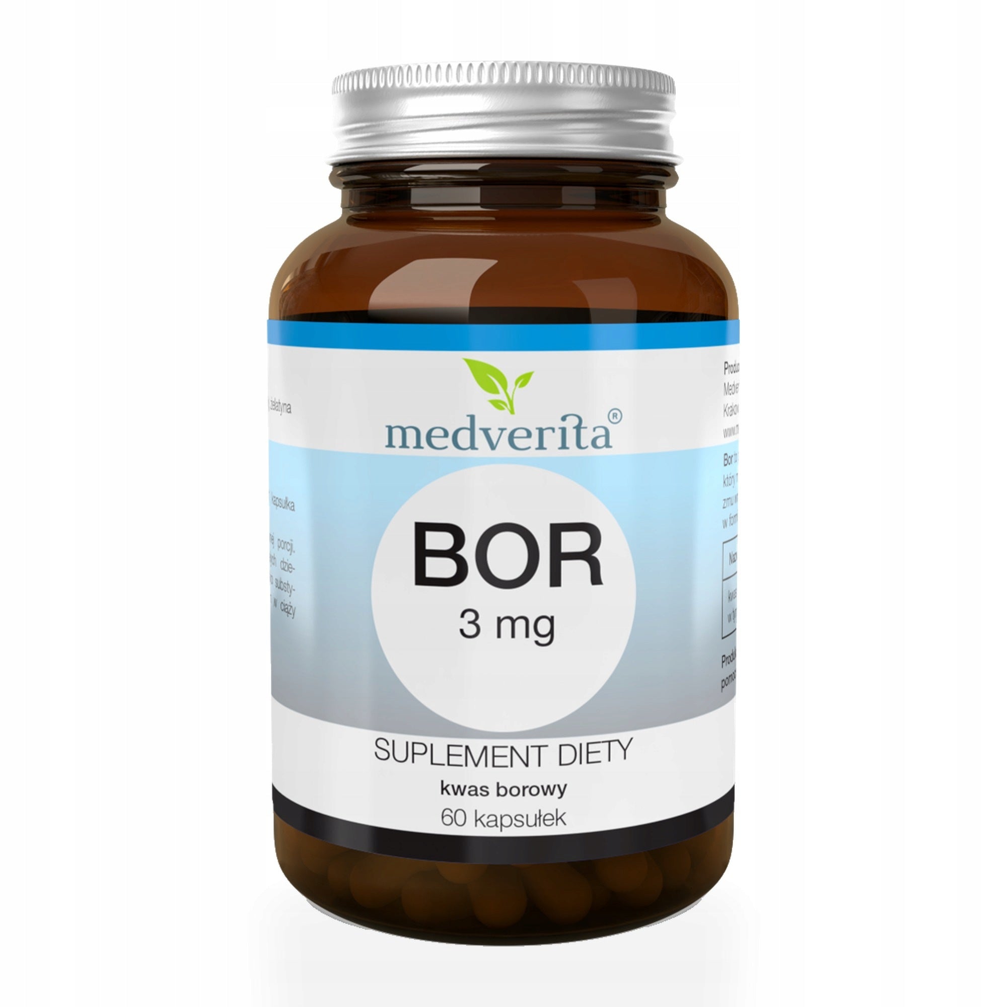 Medverita Boron 3 mg 60 capsules boric acid