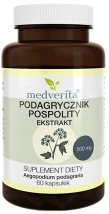 Medverita Common gout 500 mg Analgesic properties 60 kaps