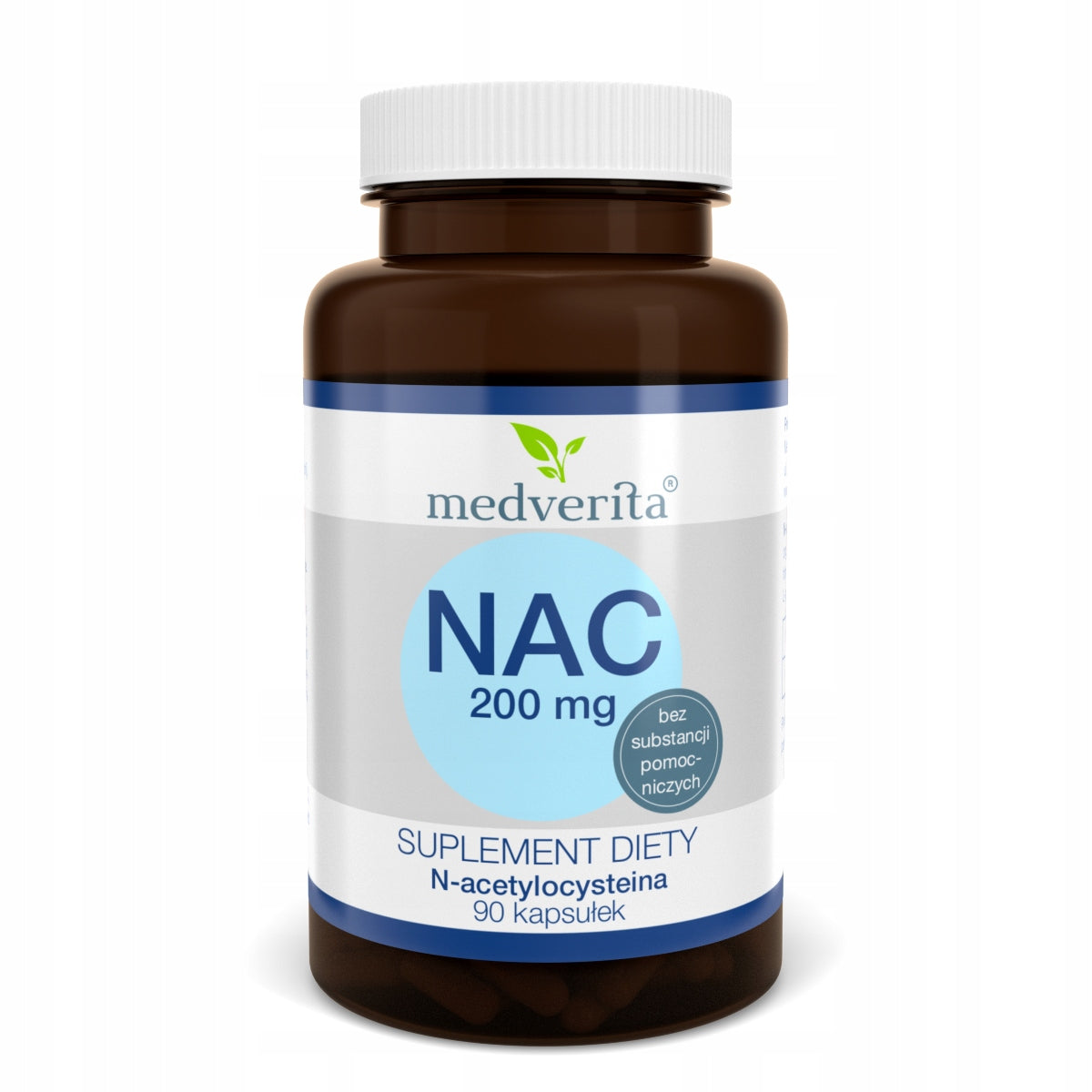 Medverita NAC 200 mg N-acetylcysteine 90 kaps