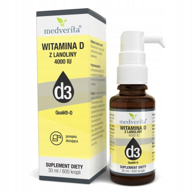 Medverita Vitamin D from lanolin 4000 IU 30 ml