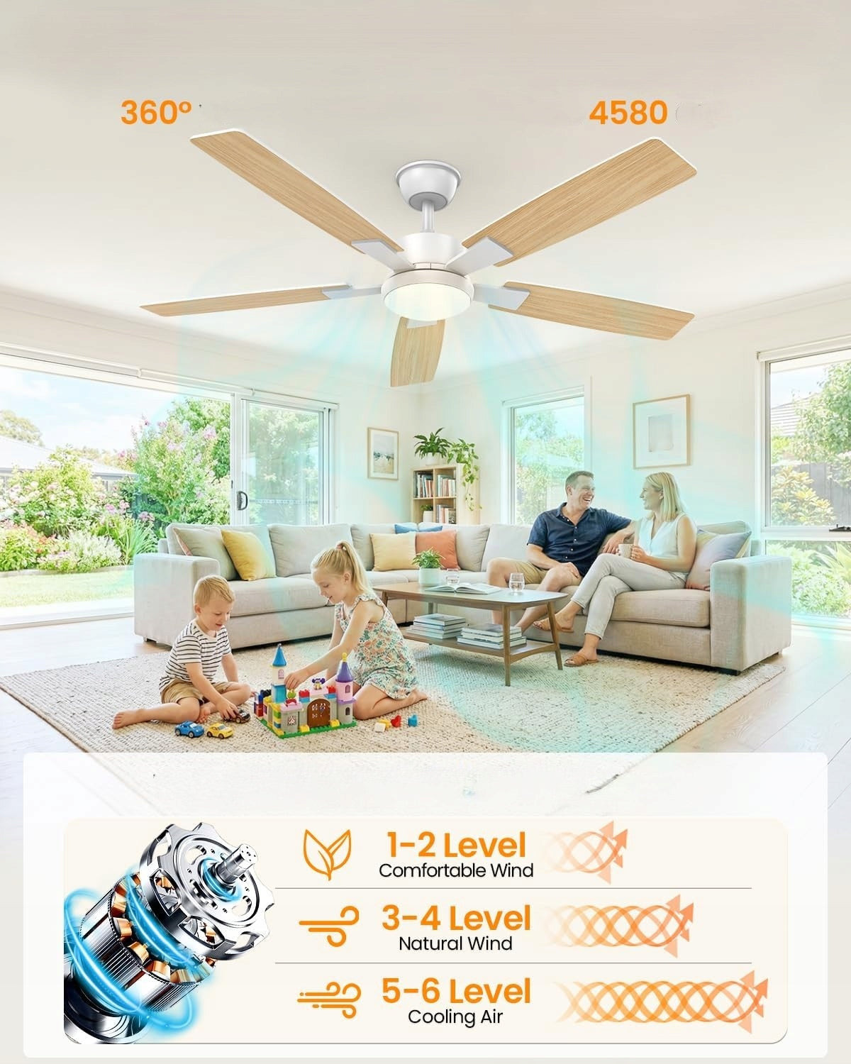 Mefine LED Ceiling Lamp 132cm Remote Control M2705 Brand no brand