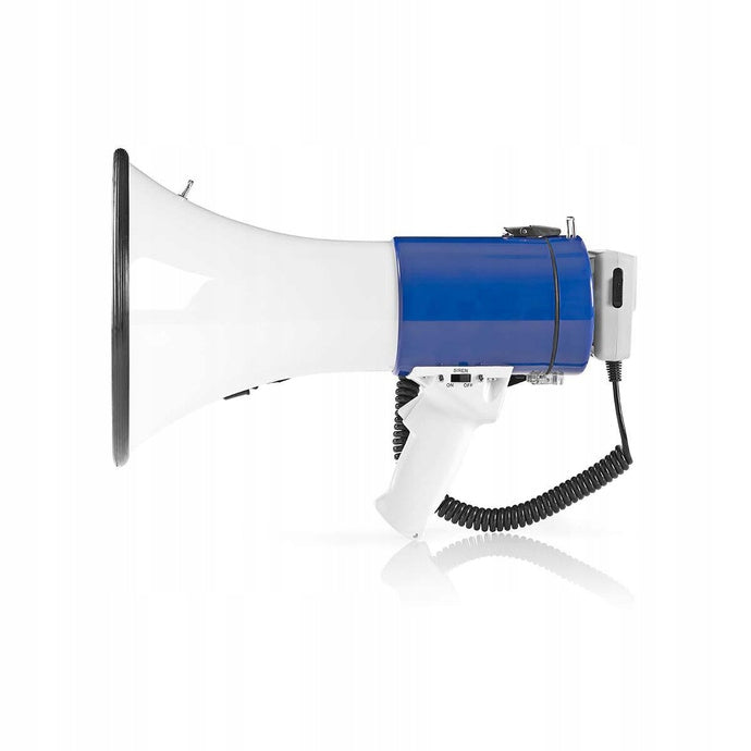 Megaphone Nedis 1500m 135dB Blue/White