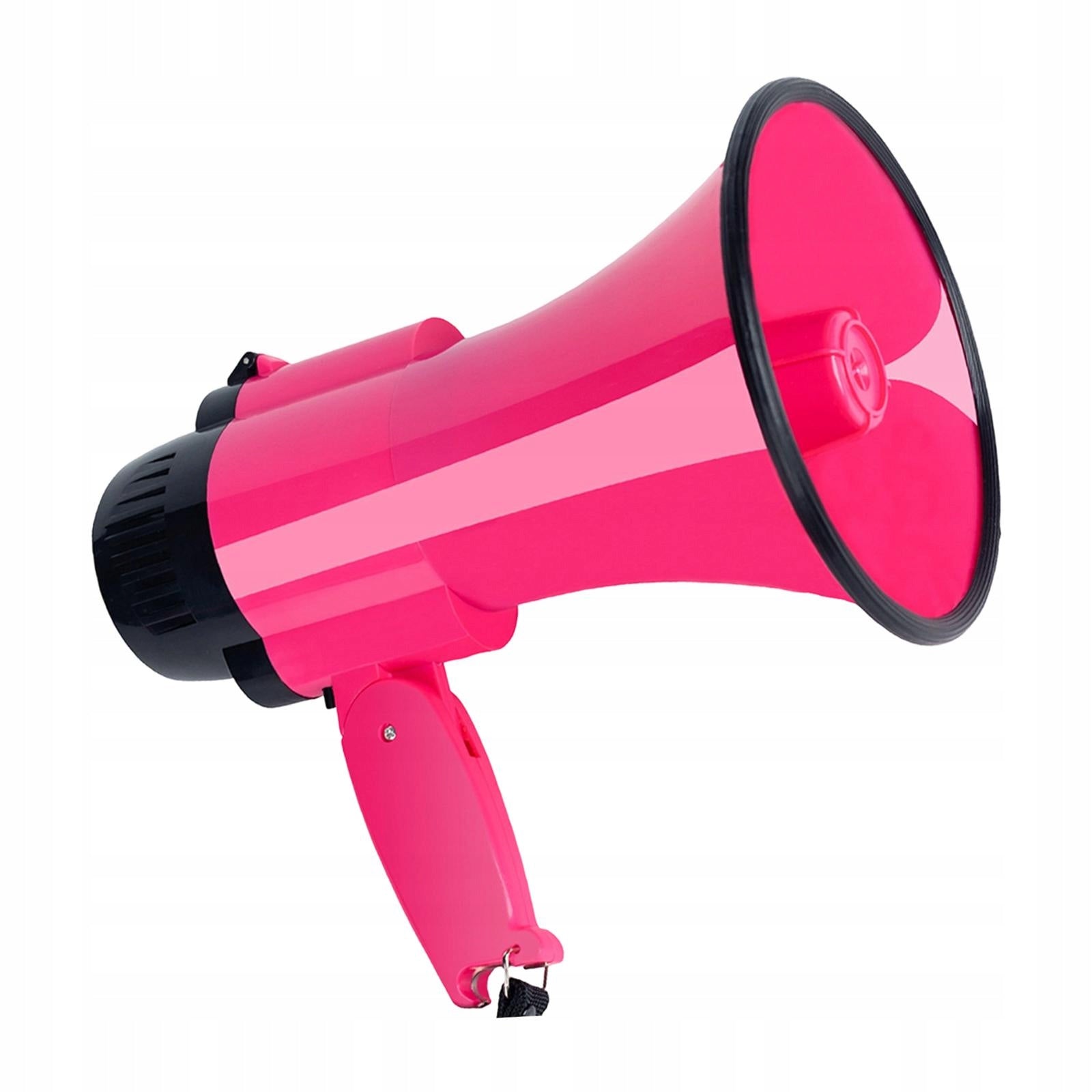 Megaphone Speaker Easy to Install with Siren Gift Handheld Rose Red