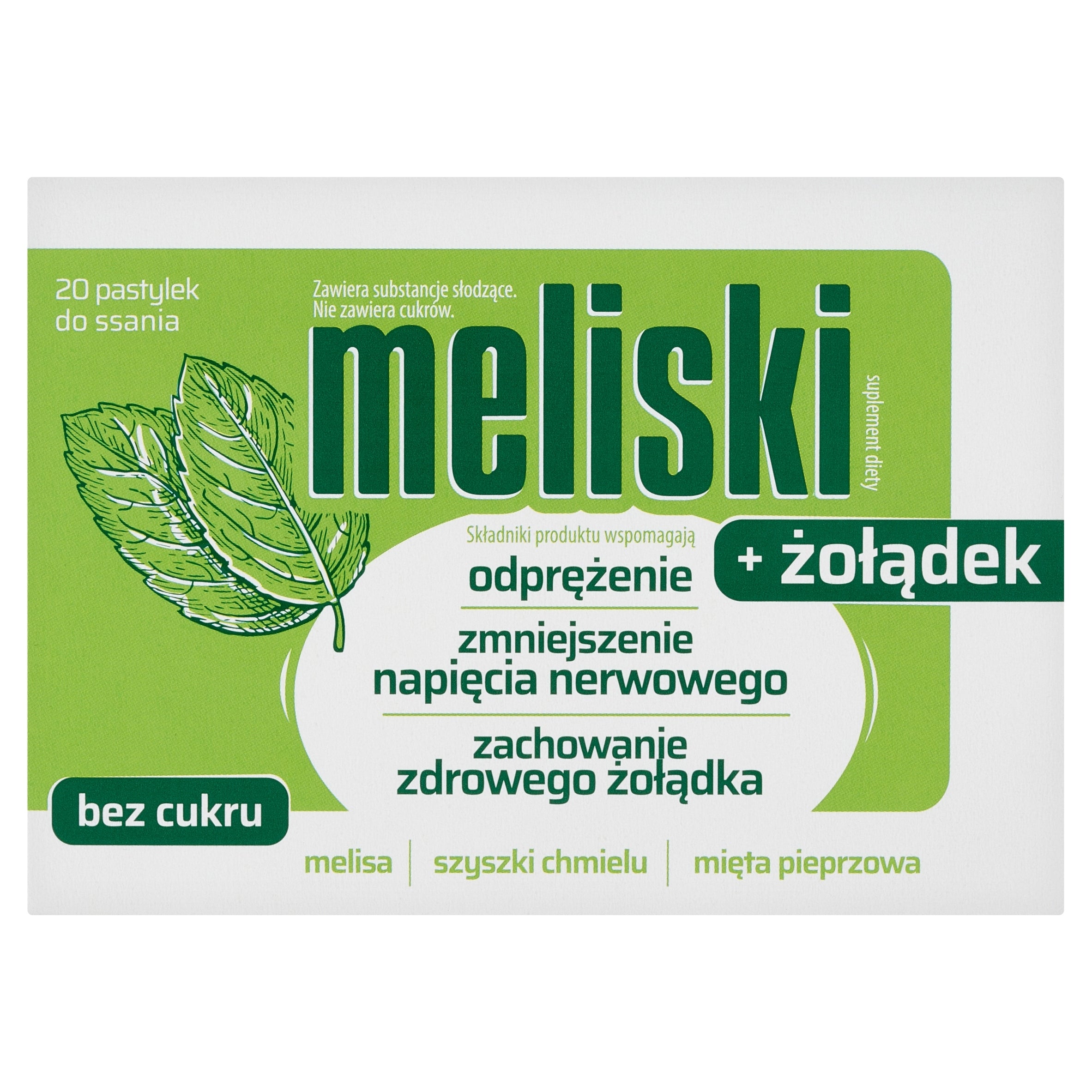 Meliski + stomach 20 lozenges EAN (GTIN) 5902802707918