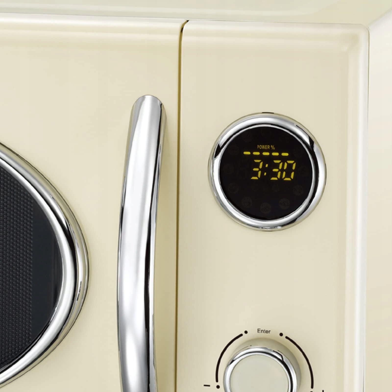 Melissa 16330128 Retro Microwave Oven 23l 1000W Cream Grill Model 16330128