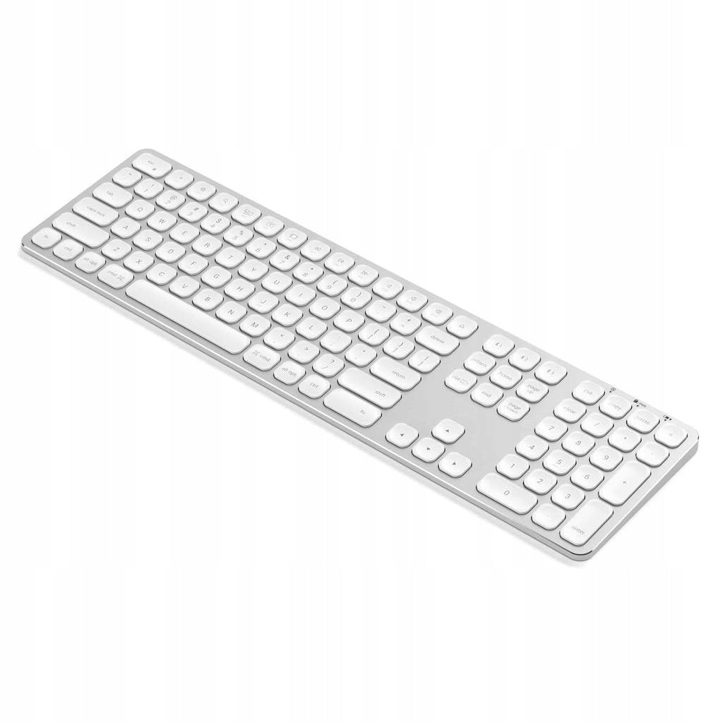 Satechi kabellose Tastatur für bis zu 3 Geräte, silberfarben 