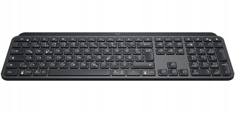 Membrane keyboard Logitech MX Keys black Keyboard layout DE (qwertz)