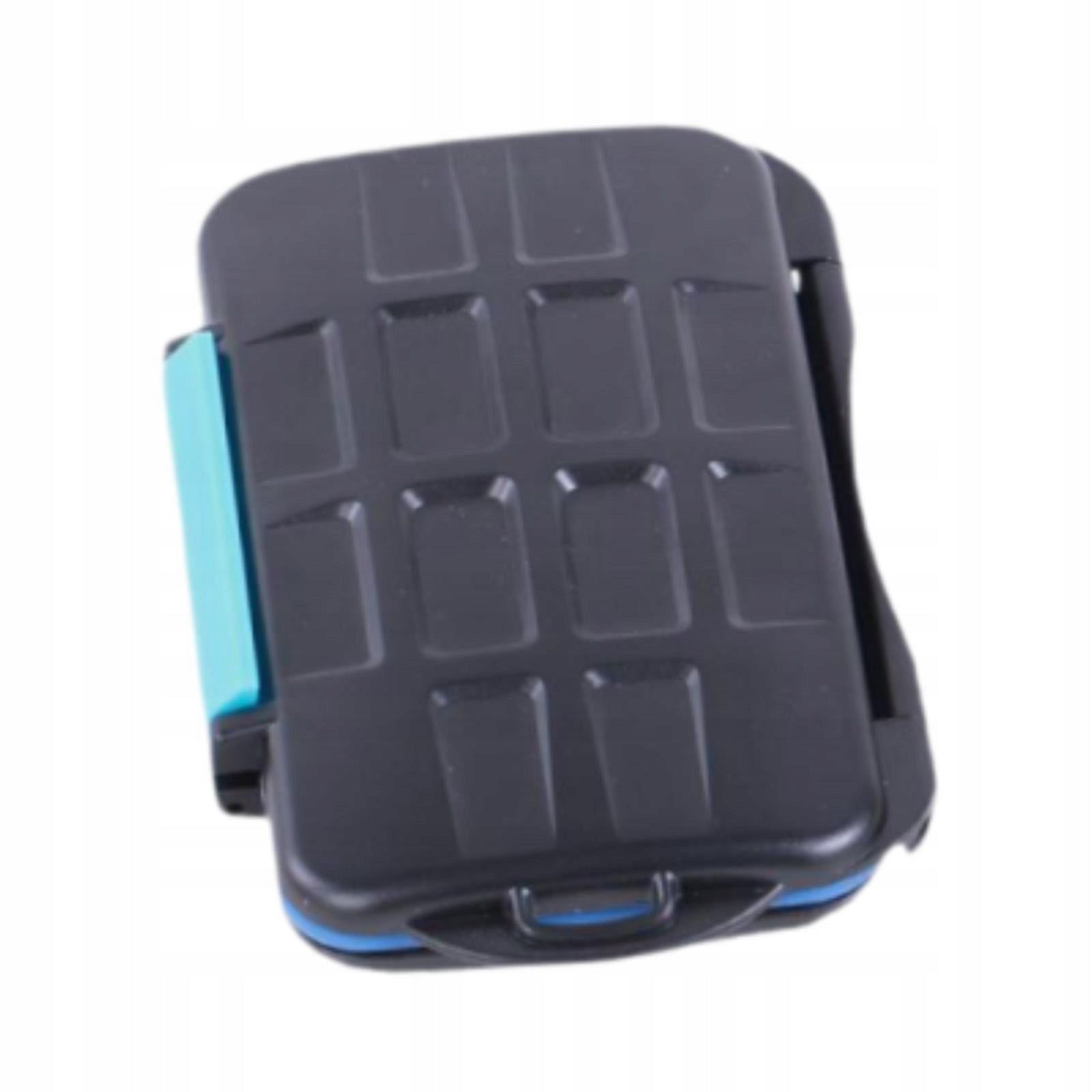 Memory Card Carrying Storage Box 12 Slots Dustproof Compact Electronic Model Sd Card Case