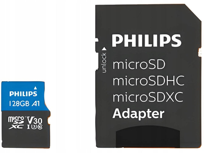 Memory Card PHILIPS Class SDXC 128GB + Adapter