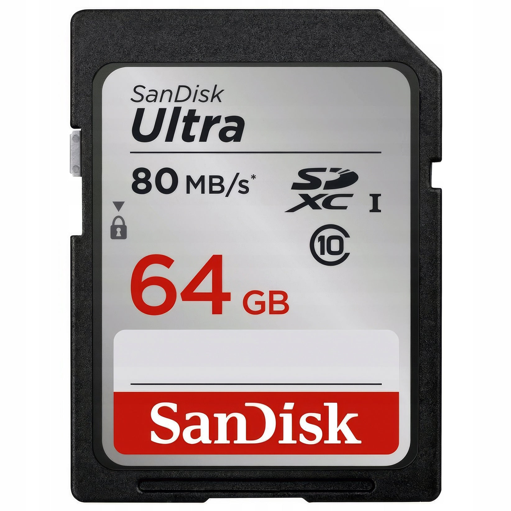 Memory Card (SDXC) 64GB SanDisk Ultra 80 MB/s UHS-I CL10 Packaging status original
