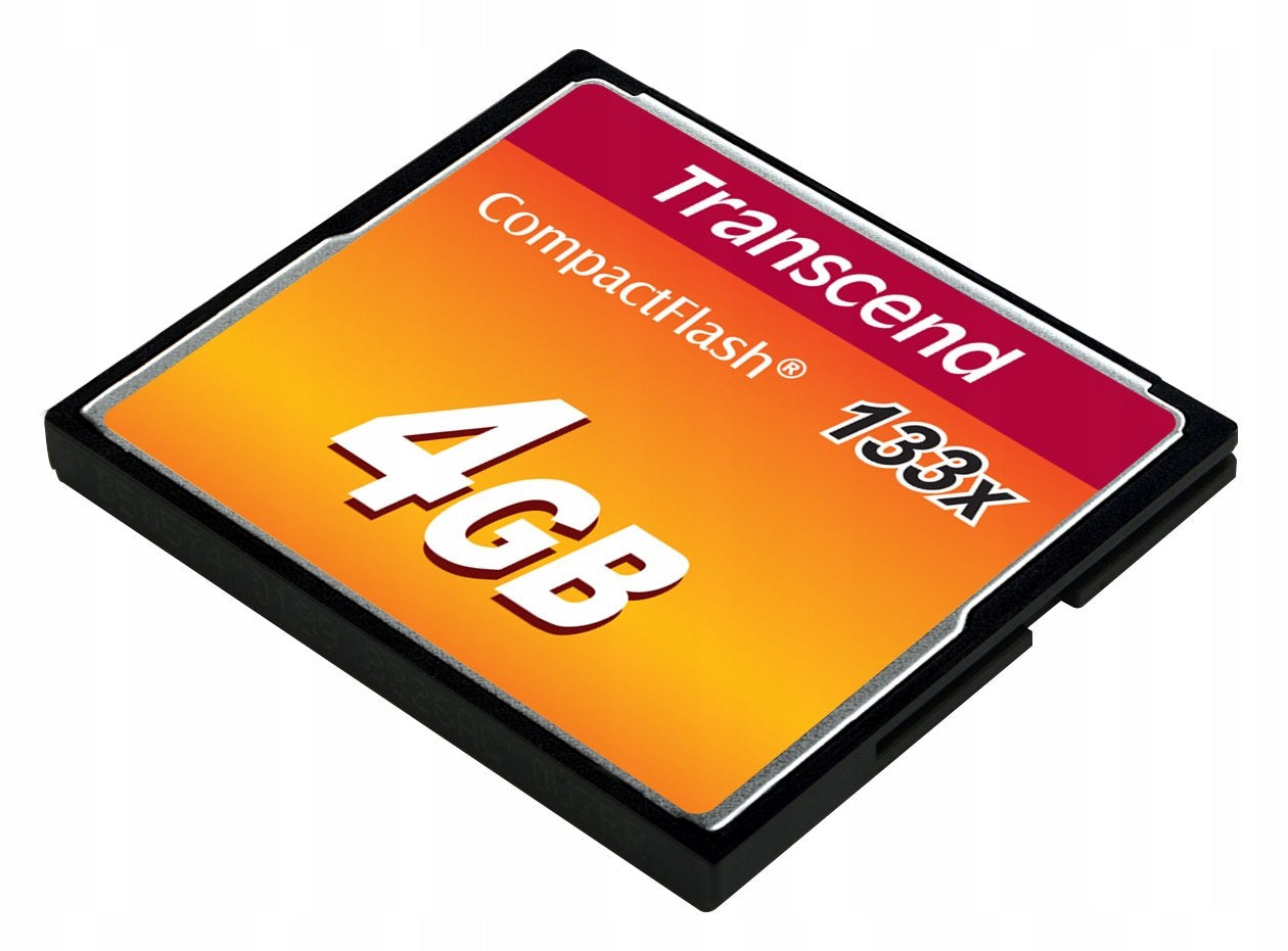 Memory card CompactFlash Transcend TS4GCF133 4 GB Manufacturer code TS4GCF133