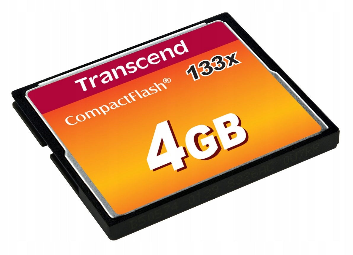 Memory card CompactFlash Transcend TS4GCF133 4 GB Packaging status original