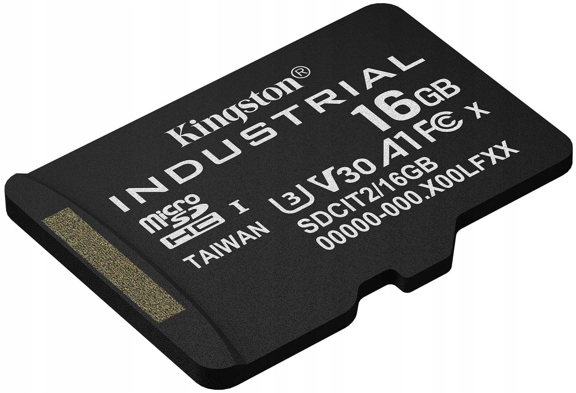 Memory card KINGSTON Industrial microSDHC 16GB Manufacturer Kingston
