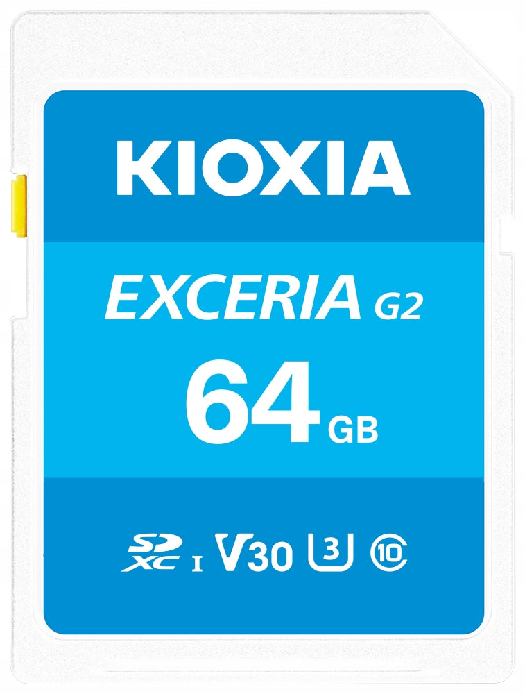 Memory card KIOXIA 64GB SD Exceria gen2 UHS I U3 EAN (GTIN) 4582563857025