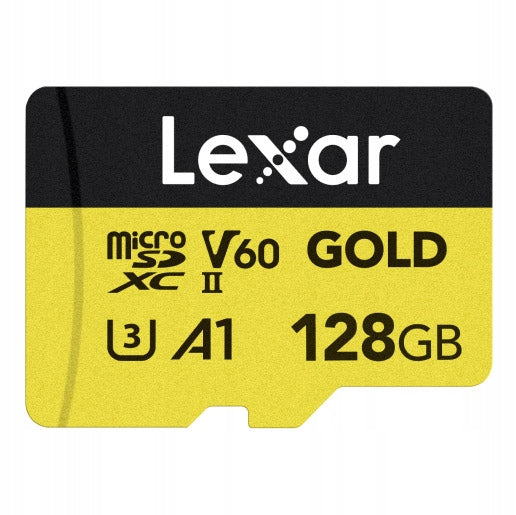 Memory card Lexar microSDXC GOLD UHS-II C10 A1 U3 V60 128GB