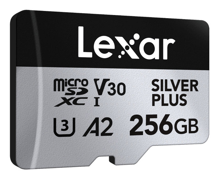 Memory card Lexar microSDXC Professional SILVER Plus UHS-I V30 256GB Manufacturer code LMSSIPL256G-BNANG