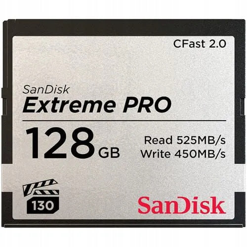 Memory card SanDisk CFast 2.0 128GB Extreme PRO VPG 130 525/450 MB/s