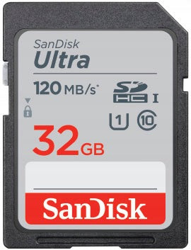 Memory card SanDisk SDHC 32GB Ultra Class10 120MB/s UHS-I