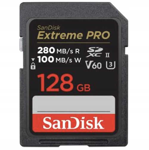 Memory card Sandisk SDXC 128 GB EXTREME PRO 280MB/s C10 UHS-II V60