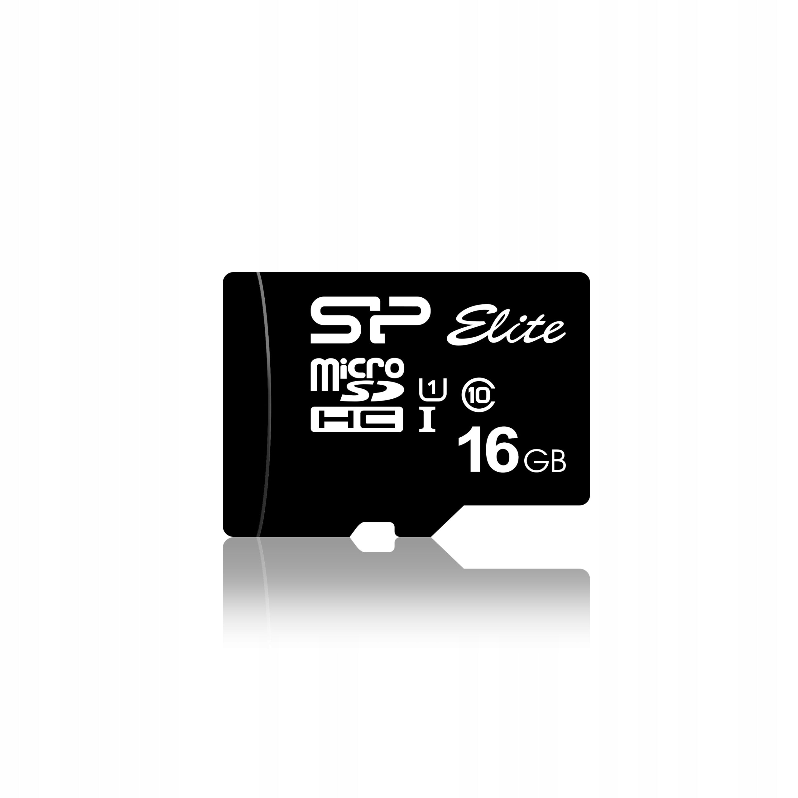 Memory card Silicon Power microSDHC Elite 16GB CL10 UHS-1 (U1) + ADAPTER Manufacturer Silicon Power