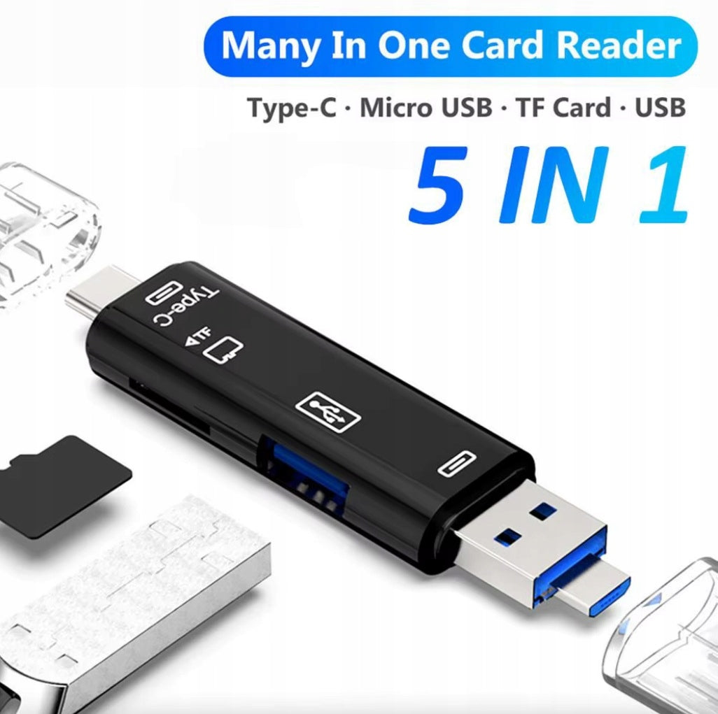 Memory card reader 5in1 android USB type C USB Packaging status original