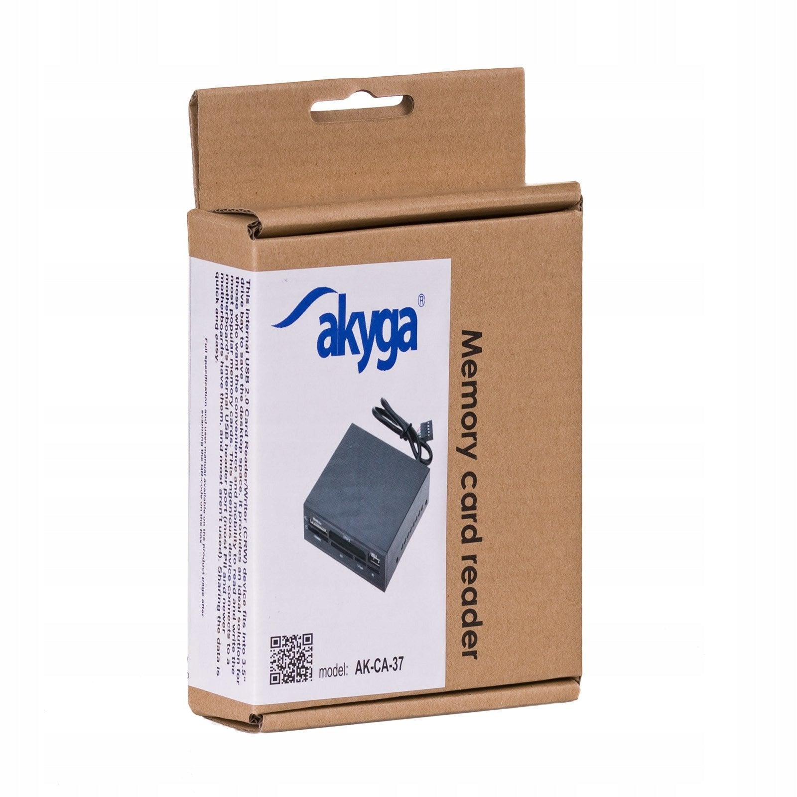 Memory card reader Akyga AK-CA-37 internal 3.5' USB 2.0 SD MS MC Manufacturer Akyga