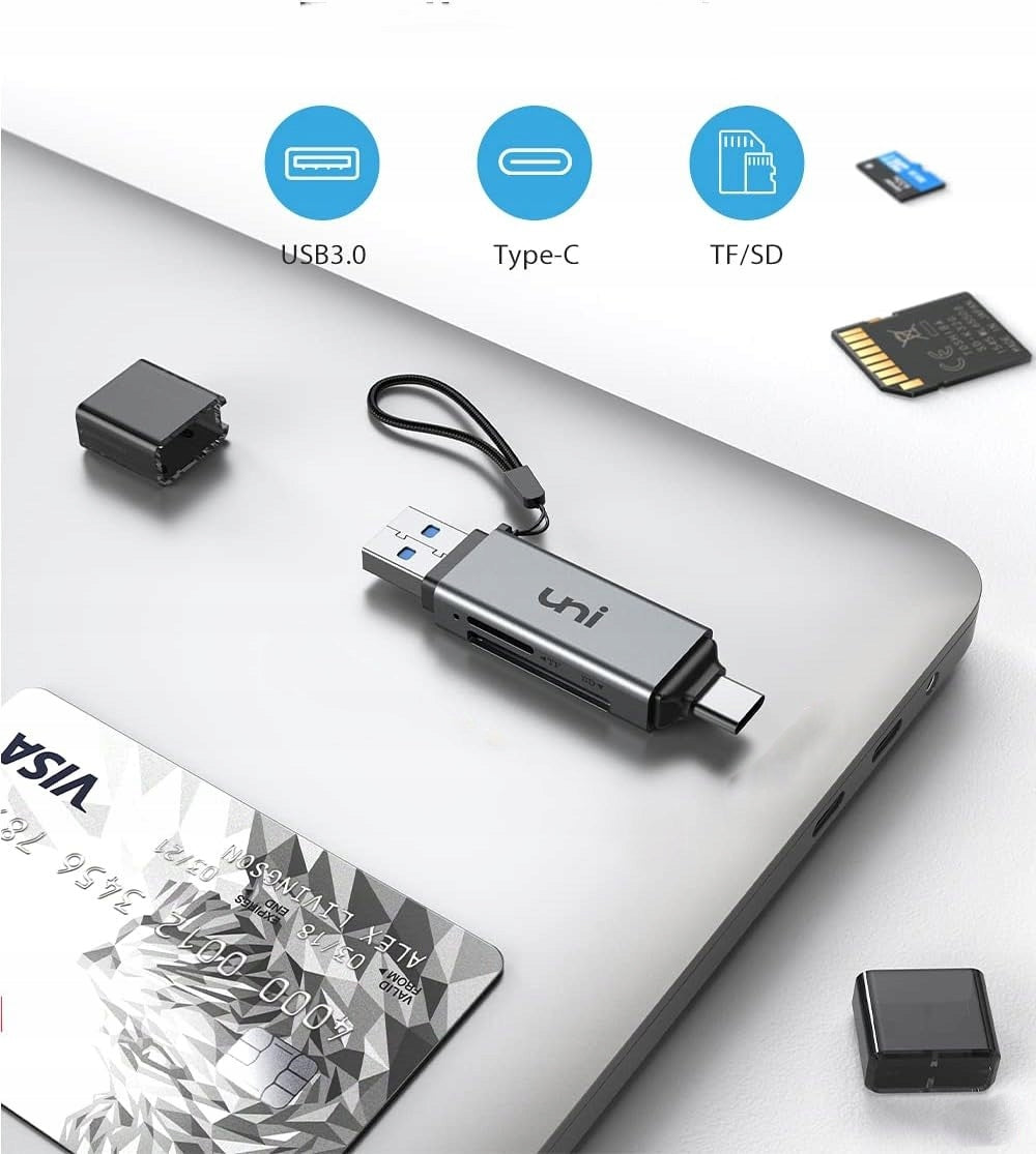 Memory card reader UNI USB 3.0/USB-C Manufacturer UNI