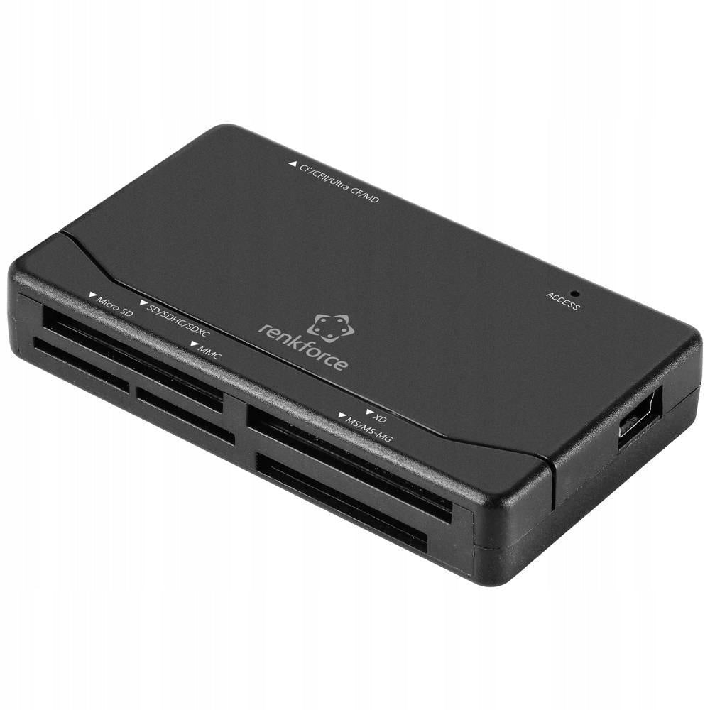 Memory card reader, external Renkforce RF-PCR-150 RF-5152720 USB 2.0