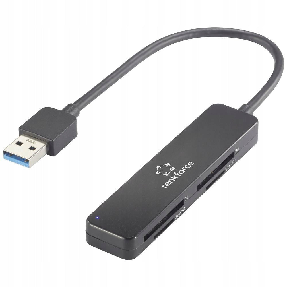 Memory card reader, external Renkforce RF-PCR-220 RF-5151022 USB 3.2